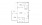 B3A - 2 bedroom floorplan layout with 2 baths and 1228 square feet.